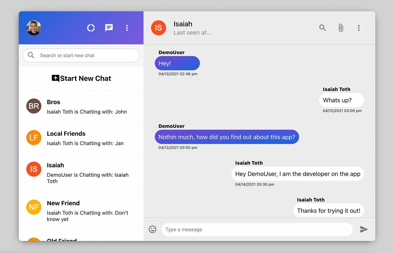 Chat App MERN Stack